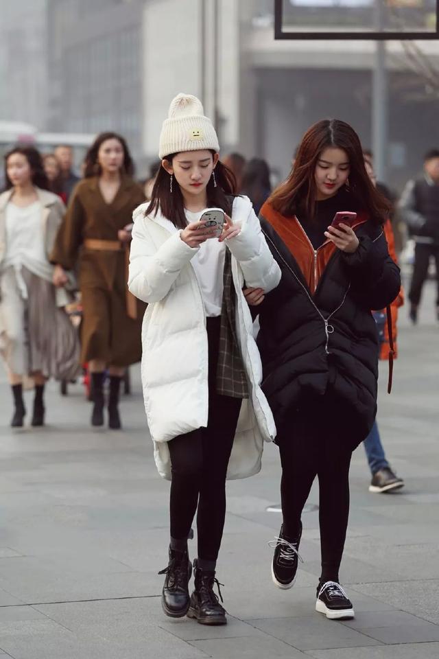 街拍冬天心中的女神范，你心中冬天的女神在這嗎