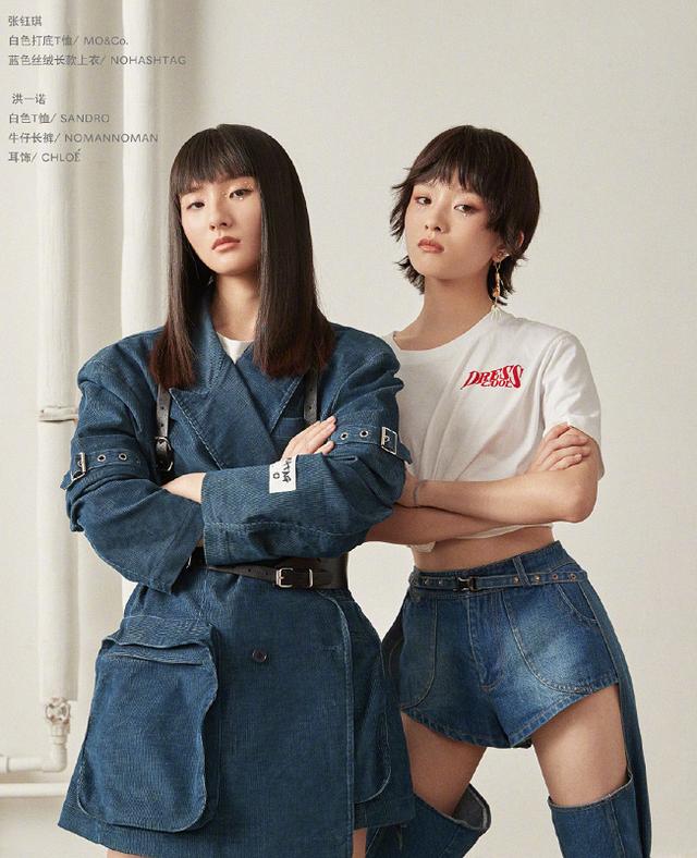 張鈺琪最新時(shí)尚大片致敬約翰列儂，挑戰(zhàn)男裝造型萌酷可愛(ài)