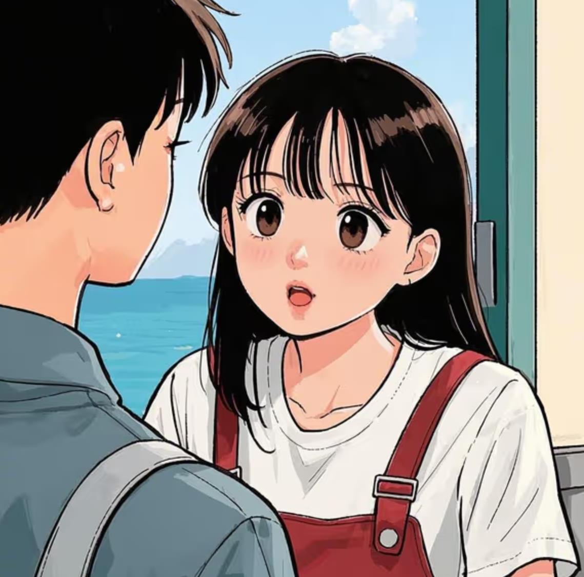 女生看見喜歡的男生真實反應